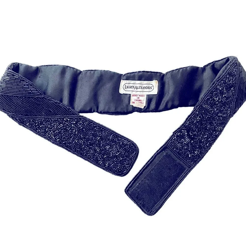 Vintage Lauren Alexandra Beaded Belt